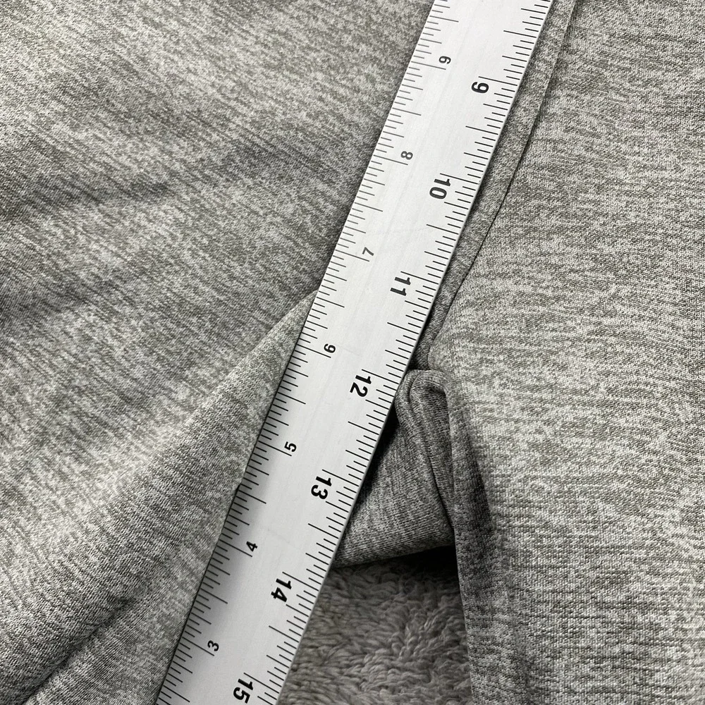 Nike‎ Sweatpants Joggers Mens Large Gray Dri-Fit Fleece Big Swoosh Logo